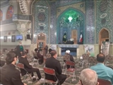 برگزاری مراسم یادبود همسر مکرمه آیت الله ری شهری در مصلی حرم حضرت عبدالعظیم (ع)