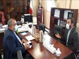 ديدار رئیس نظام مهندسي حسن آباد با بخشدار فشافویه
