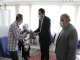دیدار فرماندار ویژه شهرستان ری با خانواده معظم شهید والامقام خسرو صادقی