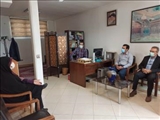 دیدار بخشدار مرکزی ری با رئیس و عوامل دفتر واحد مرکزی خبر در شهرستان ری