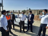 بازدید بخشدار کهریزک در خصوص ایمن سازی جاده سایت