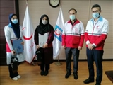 ‌تجلیل از اعضای روابط عمومی جمعیت هلال احمر شهرستان ری بمناسبت روز ارتباطات