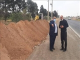 بازدید بخشدار فشافویه از آغاز عملیات اجرایی گازرسانی جاده چرمشهر