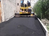 اجرای  عملیات روکش آسفالت کوچه باغ روستای قمصر