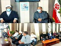 دیدار بخشدار با امام جمعه بخش قلعه نو به مناسبت سالروز اقامه اولین نمازجمعه 
