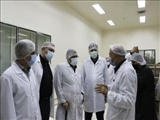 بازدید فرماندار ری بهمراه اعضای کمیسیون بهداشت و درمان مجلس شورای اسلامی از شرکت فرآورده های تزریقی و دارویی ایران در بخش مرکزی شهرستان ری
