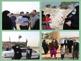 بازدید میدانی بخشدار مرکزی ری از زاغه نشینان پاکستانی حاشیه بخش مرکزی ری