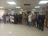 بمناسبت هفته دفاع مقدس کارکنان بهداشت و درمان روستای قمصر تجلیل شدند