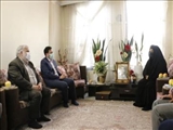 دیدار معاون استاندار تهران و فرماندار ویژه شهرستان ری با خانواده معظم شهید دانش آموز رضا مصطفوی قشلاق