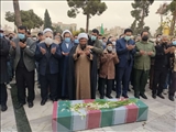 برگزاری مراسم تشییع پیکر مطهر شهید محمد کوشمغانی در شهرری