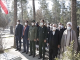  عطر افشانی مزار شهدای گرانقدر انقلاب اسلامی در دهه مبارك فجر
