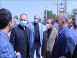 بازدید فرماندار شهرستان ری از پروژه‌های نیمه تمام بخش کهریزک