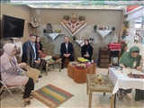 بازدید فرماندار شهرستان ری از نمایشگاه برند روستایی در محل مصلی تهران