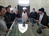 بازدید تولیت آستان مقدس حضرت عبدالعظم حسنی (ع) از آرامگاه کلینی (پدر شیخ کلینی) در بخش فشافویه
