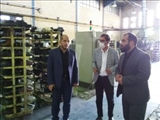 بازدید بخشدار فشافویه از کارخانه های تولید کفش و خشکبار در شهرک صنعتی شمس آباد