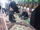 استقرار میز خدمت در مصلی امام خمینی (ره) شهر حسن آباد