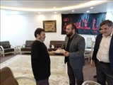 دیدار بخشدار فشافویه با خانواده معظم شهید حسین کلیان