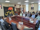 دیدار رئیس پلیس راه تهران، قم و رئیس راهداری شهرستان ری و رئیس کلانتری ۱۷۶ با بخشدار فشافویه