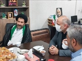 دیدار امام جمعه و اعضای ستاد نماز جمعه بخش خاوران با بخشدار خاوران 