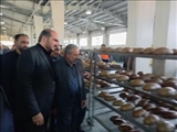 بازدید استاندار تهران از کارخانه پخت نان صنعتی نانیران در شهرک صنعتی شمس آباد