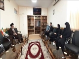 دیدار سرپرست بهزیستی شهرستان ری با نماینده ولی فقیه و امام جمعه شهرستان ری