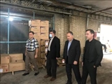 بازدید فرماندار شهرستان ری از کارخانه تولیدی کفش شیما در بخش خاوران