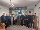 دیدار مسئولان بخش خاوران با جانباز سرافراز روستای قاسم آباد تهرانچی 
