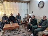 دیدار مسئولین بخش فشافویه با خانواده معظم شهدا