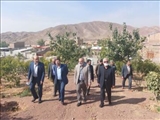 بازدید رئیس شورای اسلامی شهرستان ری از روستای توتک بخش خاوران