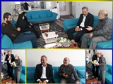 دیدار رئیس اداره فرهنگ و ارشاد اسلامی شهرستان ری با خانواده شهید جهانی