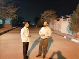 بازدید شبانه و سرزده بخشدار فشافویه از روستای کنارگرد پایین