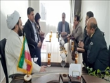 دیدار رئیس اداره بهزیستی با امام جمعه و فرماندهان نیروی انتظامی در کهریزک