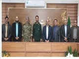 دیدار مدیران بخش کهریزک با فرمانده سپاه ناحیه حضرت روح الله (ره) 