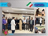 تجلیل از پرستاران و مدافعان سلامت به مناسبت روز پرستار درحسن آباد 