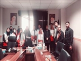دیدار بخشدار مرکزی ری با جوانان فعال هلال احمر بخش مرکزی