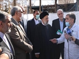 رئیس جمهور در جریان عملیات عمرانی بیمارستان شهدای هفتم تیر شهرری قرار گرفت