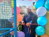 بهره برداری از زمین فوتسال آموزشگاه شهید قمی شهر حسن آباد