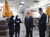 بازدید فرماندار ویژه ری از بیمارستان شهدای هفتم تیر
