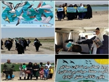 بازدید از تالاب عشق آباد به مناسبت روز جهاني پرندگان مهاجر 