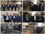 بازدید فرماندار ویژه شهرستان ری از کارخانه مفتول‌سازی علوی