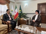 دیدار سرپرست فرمانداری ویژه ری با تولیت آستان مقدس حضرت عبدالعظیم (ع)