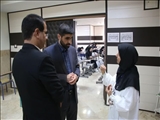 بازدید سرپرست بخشداری کهریزک از حوزه‌های برگزاری امتحانات نهایی