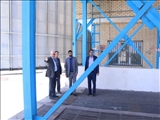 بازدید سرپرست بخشداری کهریزک از انبار سیلوی گندم مانا