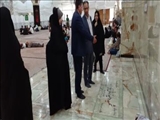 تجدید میثاق رئیس و کارکنان بهزیستی شهرستان ری با شهدا