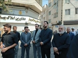 مراسم تشییع پیکر شهید فراجا باحضور مردم و مسئولین در شهرری برگزار شد