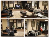 دیدار مدیر کل منطقه پستی جنوب استان تهران با شهردار باقرشهر 