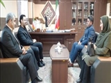 دیدار رئیس بهزیستی شهرستان ری با سرپرست فرمانداری ویژه شهرستان ری
