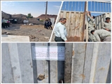 جمع آوری و پلمپ کلیه واحدهای تفکیک و بازیافت پسماند در روستای لپه زنک شهرری