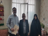 دیدار رییس اداره کتابخانه های عمومی شهرستان ری با نویسنده جانباز دفاع مقدس