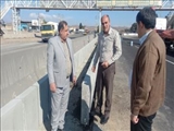 بازدید میدانی مدیرت شهری از پروژه ساماندهی ورودی شهرحسن آباد